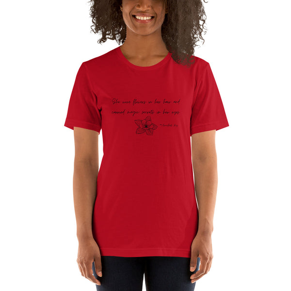 Flowers In Her Hair Women's T-Shirt