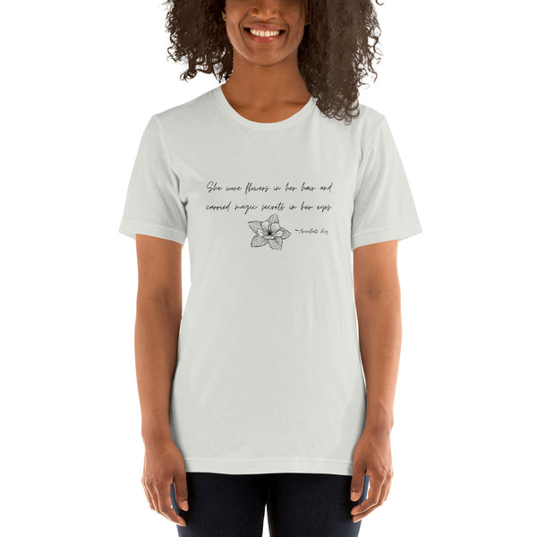 Flowers In Her Hair Women's T-Shirt