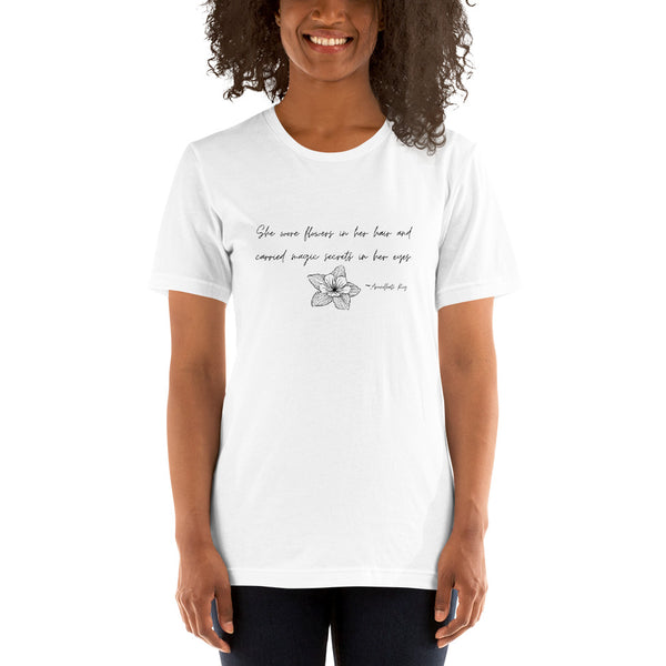 Flowers In Her Hair Women's T-Shirt