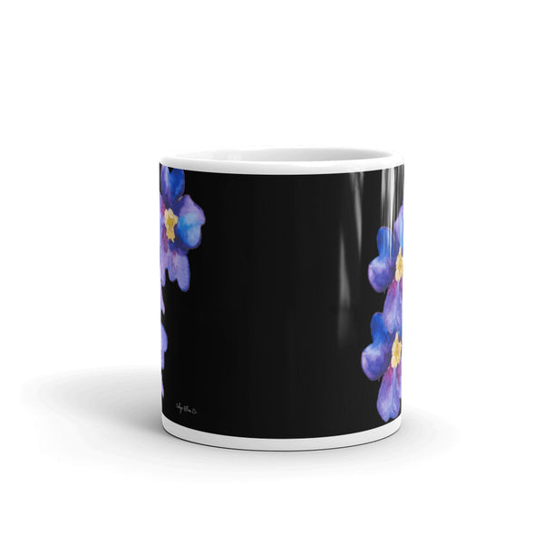 African Violet Mug (Black)