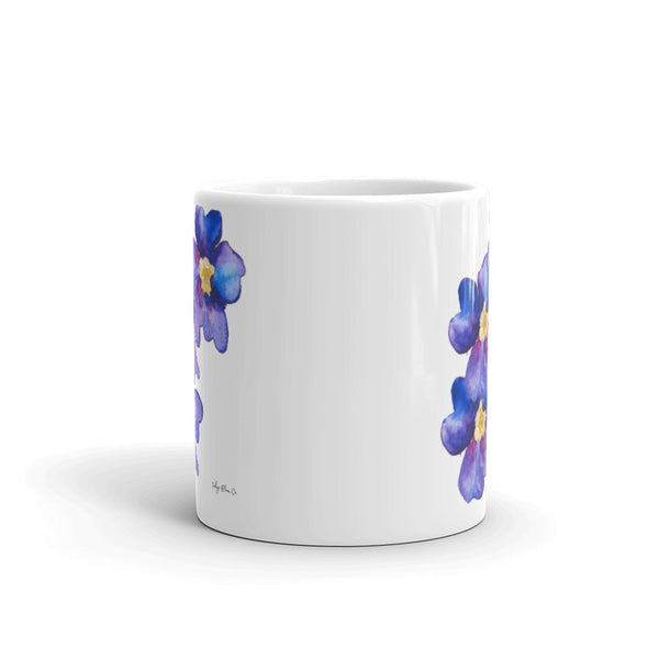 African Violet Mug (White)