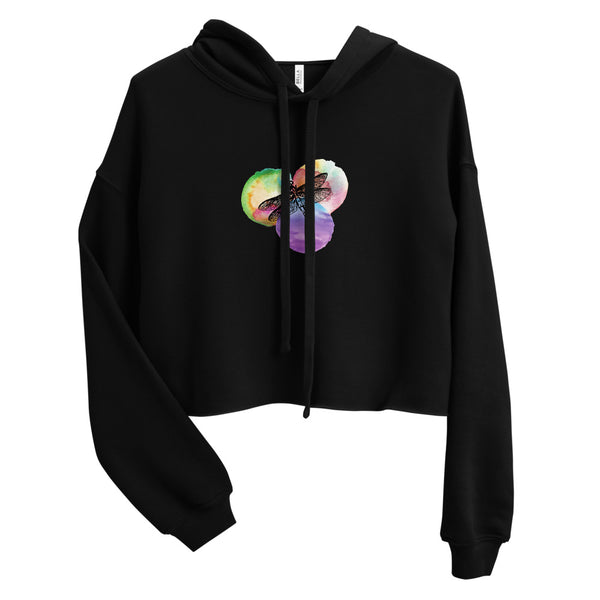 Dragonfly Crop Hoodie