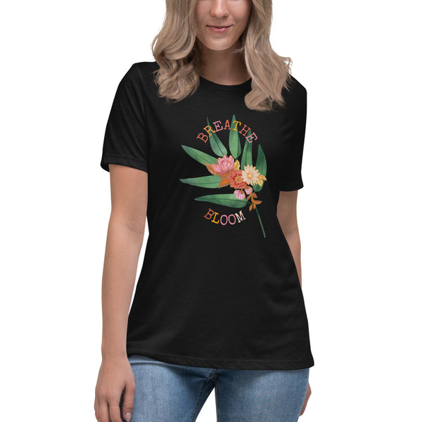 Breathe Bloom Women's Relaxed T-Shirt