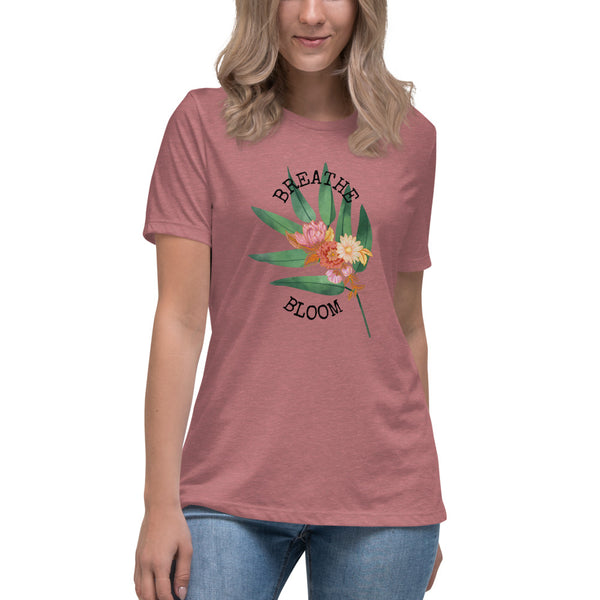 Breathe Bloom Women's Relaxed T-Shirt