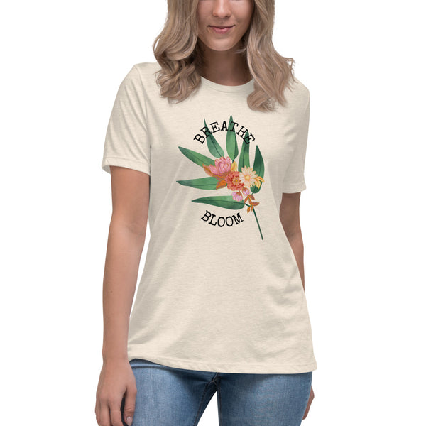 Breathe Bloom Women's Relaxed T-Shirt